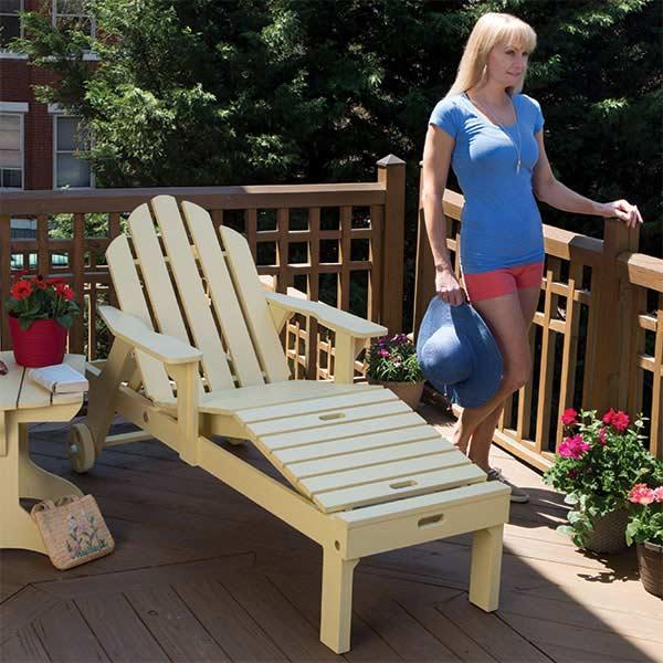 Adirondack Chaise Lounge - Paper Plan
